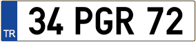 Truck License Plate